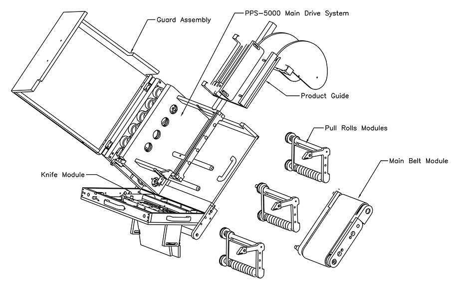 PPS-5000L Break down drawing